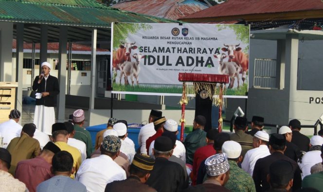					Iduladha Penuh Makna di Rutan Masamba, Warga Binaan Antusias Ikuti Shalat dan Kurban