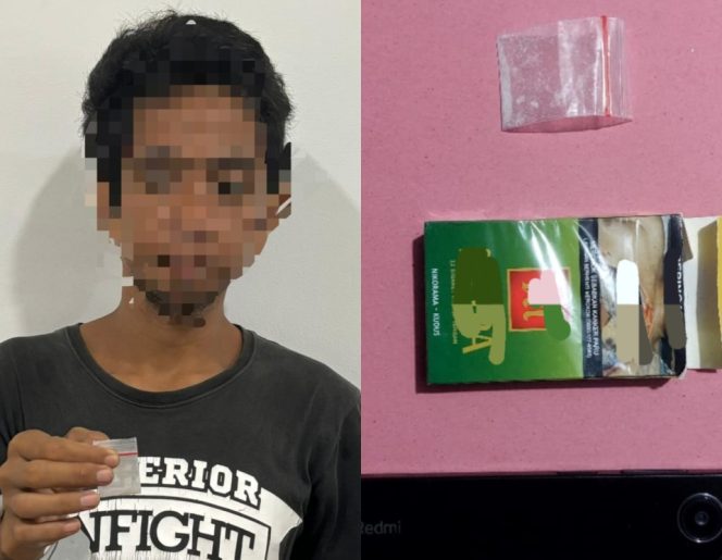 					IM Bersama Barang Bukti yang Diamankan. (Foto: Kolase/ Istimewa)