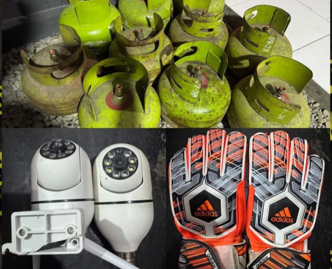 					Barang Bukti yang Diamankan Polisi. (Foto: Kolase/ Istimewa)