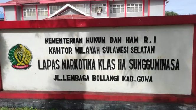					Lapas Narkotika Kelas IIA Sungguminasa. (Foto: Berita.News/ Akbar)