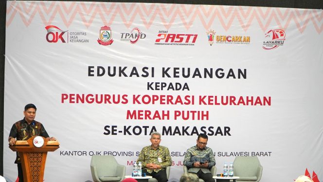 					OJK Perkuat Literasi Keuangan Pengurus Koperasi Merah Putih di Makassar