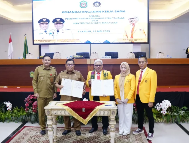 					Bupati Takalar dan Rektor UNM Teken MoU Tri Darma Perguruan Tinggi