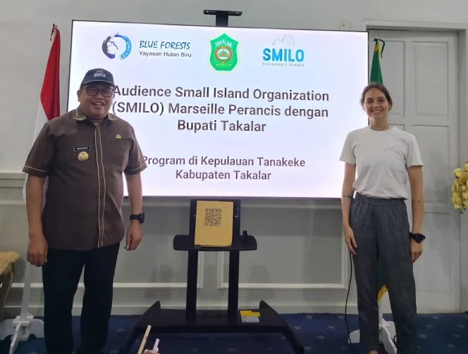 					Takalar Dukung Kemajuan Kepulauan Tanakeke, Bupati Terima Kunjungan SMILO dari Prancis