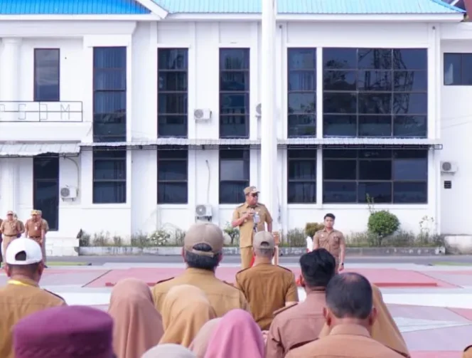 					Pimpin Apel Gabungan, Bupati Takalar Evaluasi Kinerja dan Kehadiran ASN