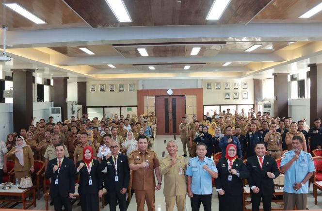 					Wakili Bupati, Sekda Takalar Launching Aksi Perubahan Peserta Pelatihan Kepemimpinan Administrator Angkatan II PPSDM Regional Makassar Tahun 2025