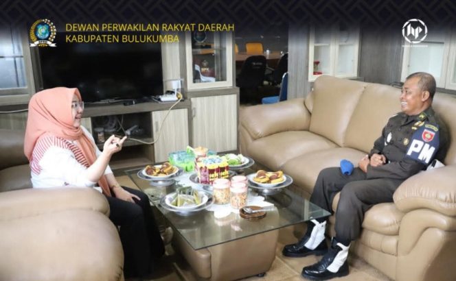 					Pererat Sinergi, Ketua DPRD Bulukumba Terima Kunjungan Dansubdenpom