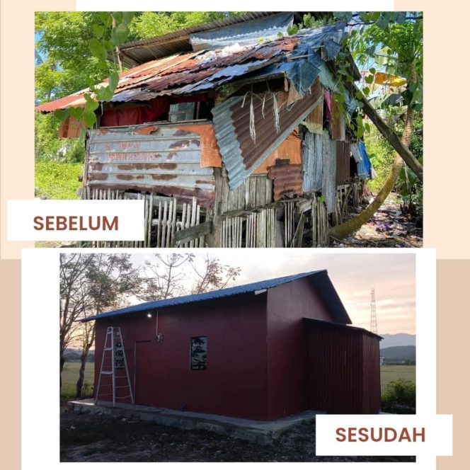 					Program Bedah Rumah Gubernur Sulsel, Mak Lebang Kini Punya Hunian Layak