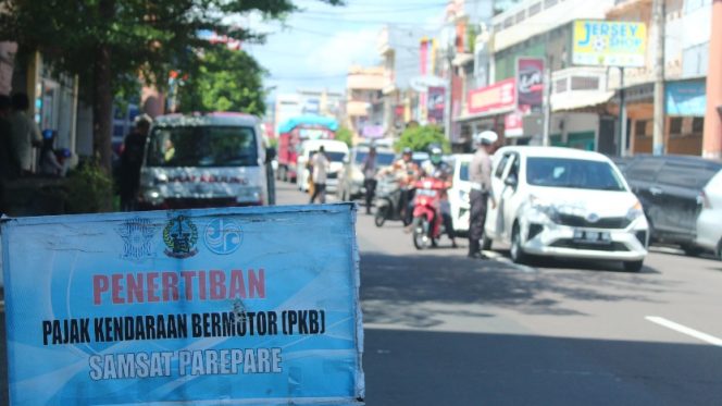 					Puluhan Kendaraan Terjaring Operasi Pajak di Parepare, Didominasi Mobil