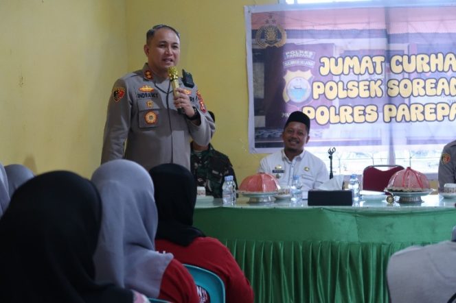 					Kapolres Parepare Gelar Jumat Curhat Perdana, Warga Diajak Aktif Sampaikan Aduan