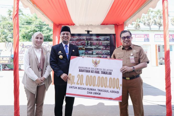 					Gubernur Alokasikan Rp20 M untuk Bedah Rumah, Kebencanaan dan UMKM di Takalar