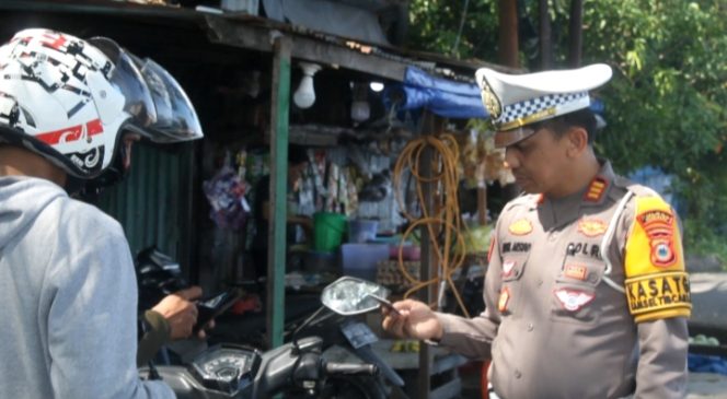 					Operasi Patuh Pallawa 2025 Satlantas Polres Parepare. (Foto: Berita.News/ Parepare)