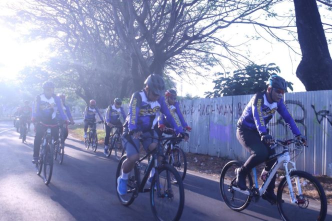 					Gowes Perdana Bersama Dansat Brimob: Fun Gowes SCC Disambut Antusias