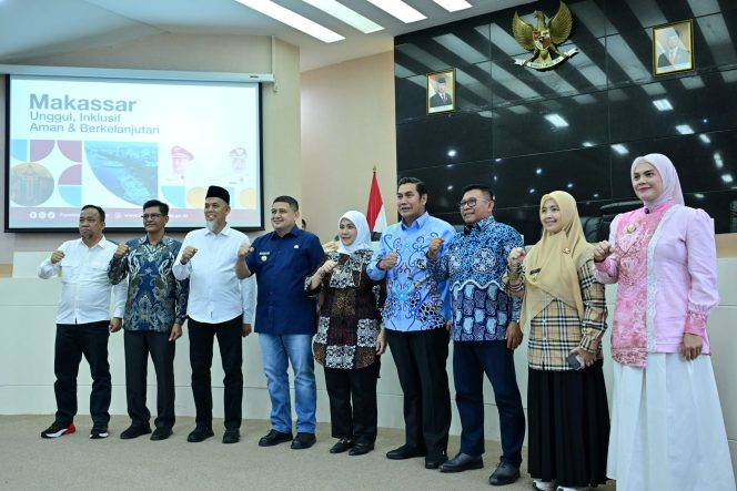 					Wali Kota Makassar munafri arifuddin saat menerima sejumlah kepala daerah asal kalimantan (dok)