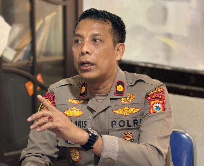 					Kapolsek Bontoala, Kompol Andi Aris Abu Bakar. (Foto: Istimewa)