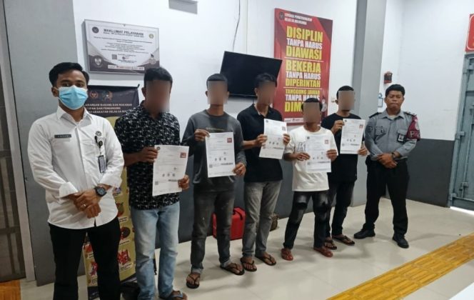 					Lima WBP Lapas Bulukumba Dinyatakan Bebas. (Foto: Istimewa)
