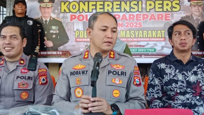 					Kapolres Parepare, AKBP Indra Waspada Yuda. (Foto: Wahyu)