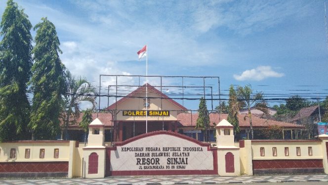 					Kantor Polres Sinjai. (Foto: Berita.News)