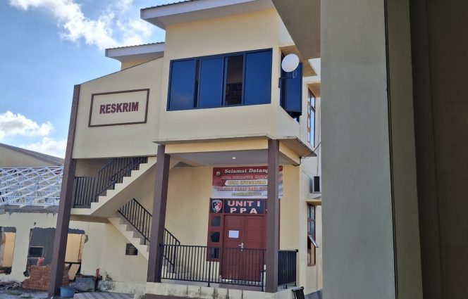 					Gedung Penyidik Unit PPA Satreskrim Polres Sinjai. (Foto: Berita.News/ Syarif)