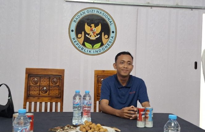 					Kepala SPPG atau Dapur MBG Kelurahan Balangnipa, Rahmat Hidayat. (Foto: Berita.News/ Syarif)