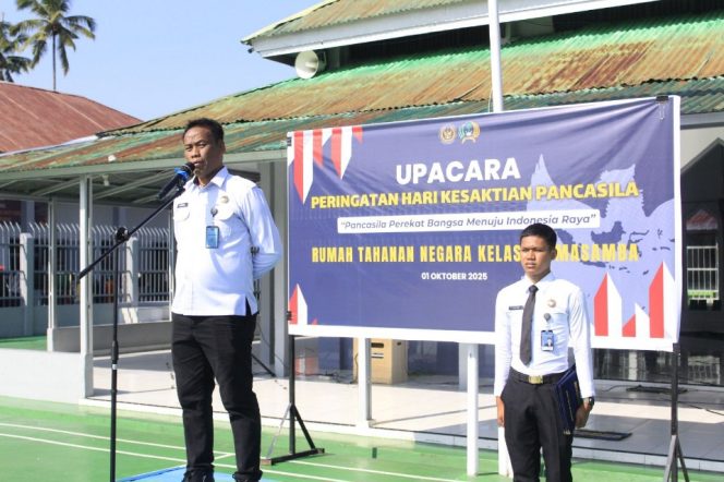 					Upacara Hari Kesaktian Pancasila di Rutan Masamba, Kepala Rutan Pimpin Langsung dan Berikan Penghargaan