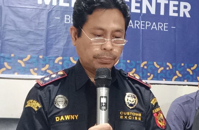 					Kepala KPP Bea dan Cukai TMP C Parepare, Dawny Marbagio. (Foto: Berita.News/ Wahyu)