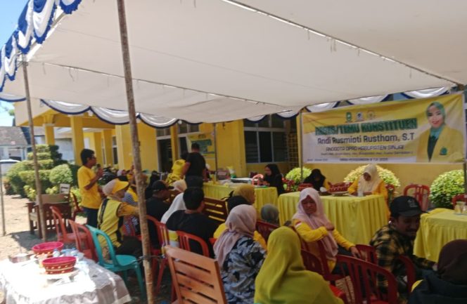 					Reses Masa Sidang III Tahun Anggaran 2025 yang digelar oleh Anggota DPRD Kabupaten Sinjai, Andi Rusmiati Rustham. (Foto: Istimewa)