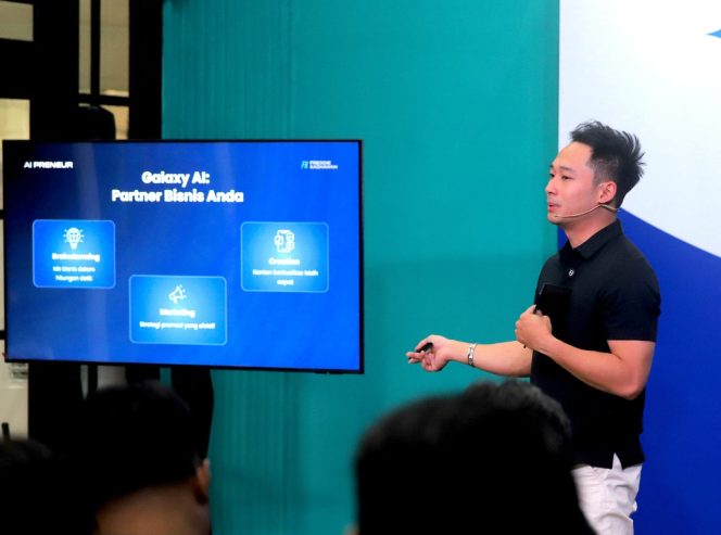					Freddie Kashawan, Entrepreneur & Content Creator, membagikan dampak positif penggunaan AI di Samsung Galaxy Series (dok)