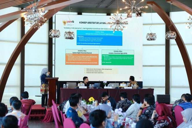					Bimbingan Teknis Penyusunan Arsitektur Sistem Informasi dan Arsitektur SPBE di Aston Hotel Makassar (dok)