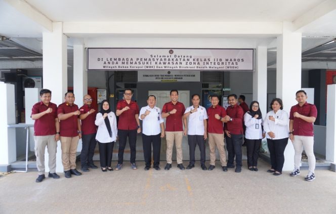 					Kanwil Ditjenpas Sulsel Lakukan Monitoring dan Evaluasi di Lapas Maros, Fokus pada Dapur dan Klinik