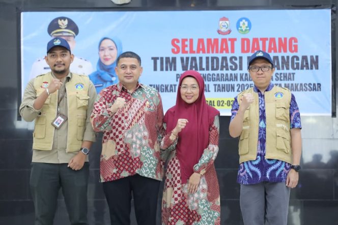 					Wali Kota Makassar Munafri Arifuddin saat menerima Tim Verifikasi Kota Sehat (dok)