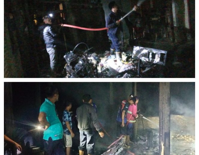 					Dua Lokasi Kebakaran, Kecamatan Tellulimpoe dan Sinjai Barat. (Foto: Kolase Berita.News)