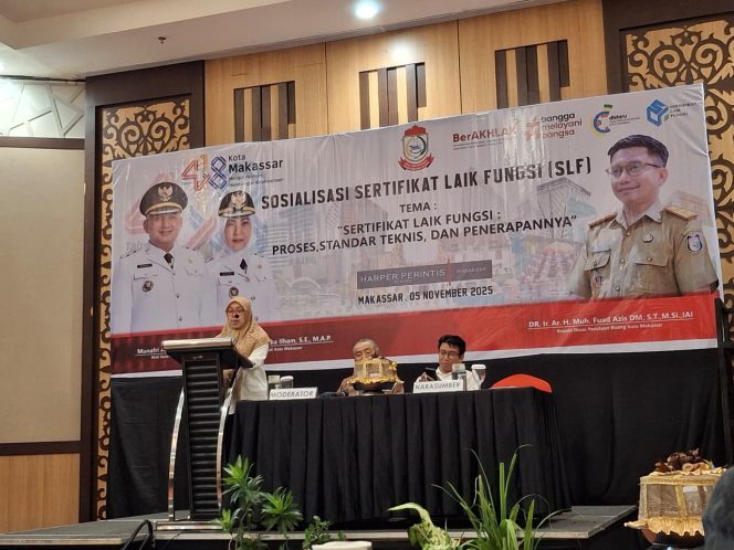					Sosialisasi Sertifikat Laik Fungsi (SLF) Dinas Penataan Ruang Kota Makassar (dok)