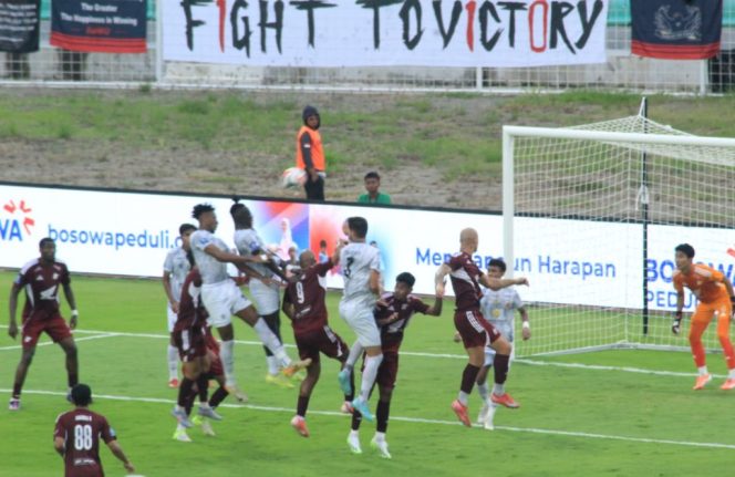 					Laga PSM Makassar Vs Madura United di Stadion GBH Parepare. (Foto: Berita.News/ Wahyu)