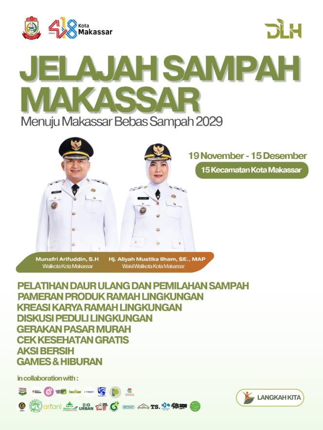 					DLH Makassar Luncurkan Program ‘Jelajah Sampah’ Serentak di 15 Kecamatan