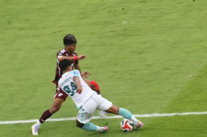 					Laga PSM Makassar Vs PSBS Biak di Stadion GBH Parepare. (Foto: Berita.News/ Wahyu)