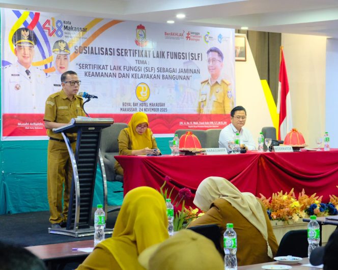 					Sosialisasi SLF, Distaru Makassar Tekankan Standar Keamanan Bangunan