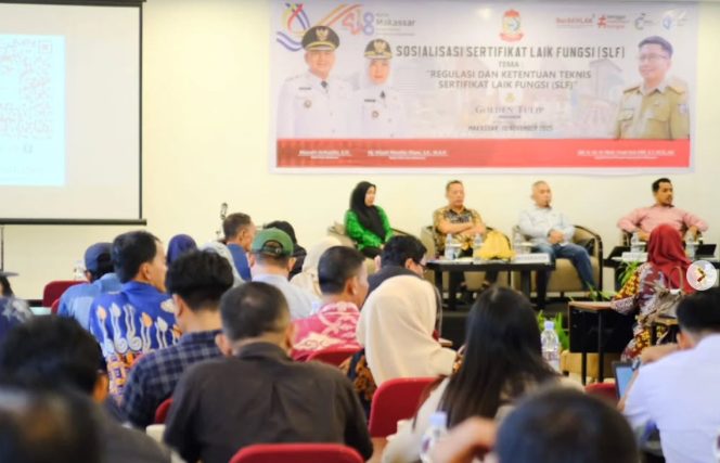 					Dinas Penataan Ruang (Distaru) Makassar kembali menggelar Sosialisasi SLF (dok)