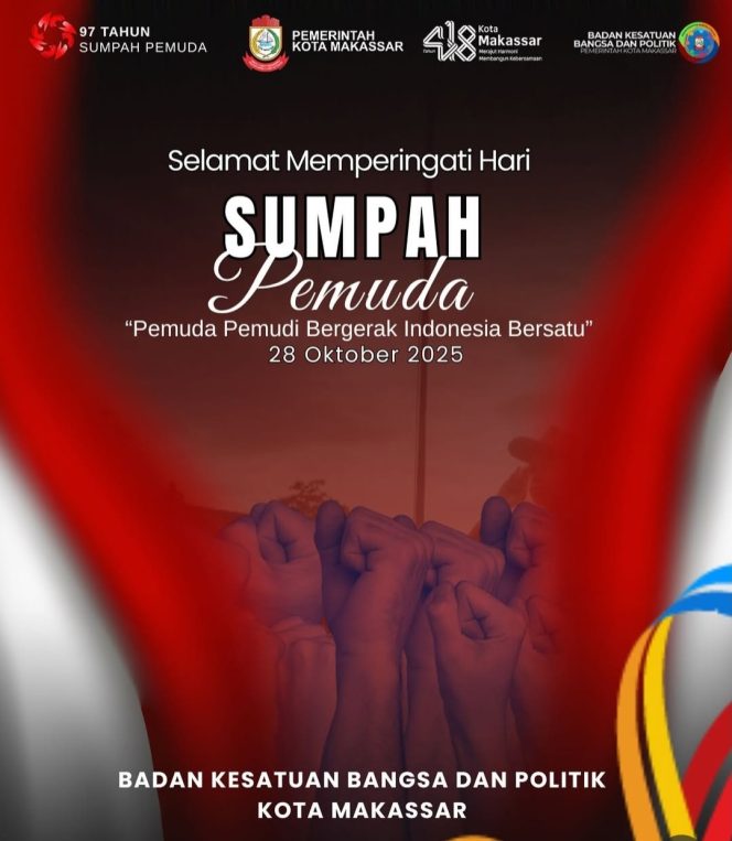 					Kesbangpol Makassar Suarakan Semangat Sumpah Pemuda ke 97 Tahun