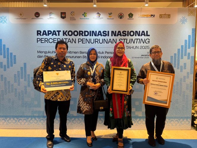 					Pemprov Sulsel raih penghargaan atas capaian angka penurunan stunting (dok)