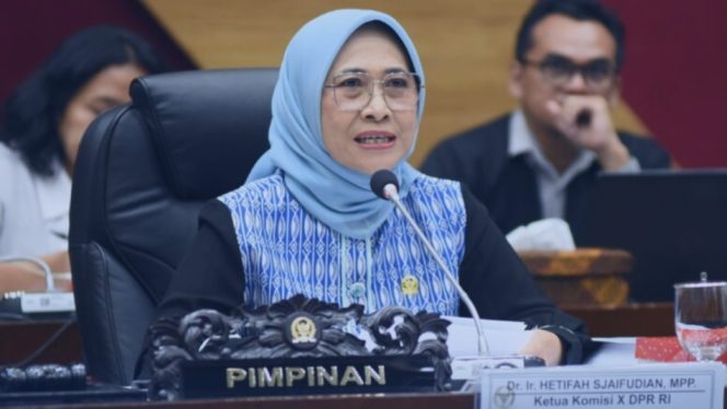 					etua Komisi X DPR RI dari Fraksi Partai Golkar, Hetifah Sjaifudian. (Foto: Istimewa)