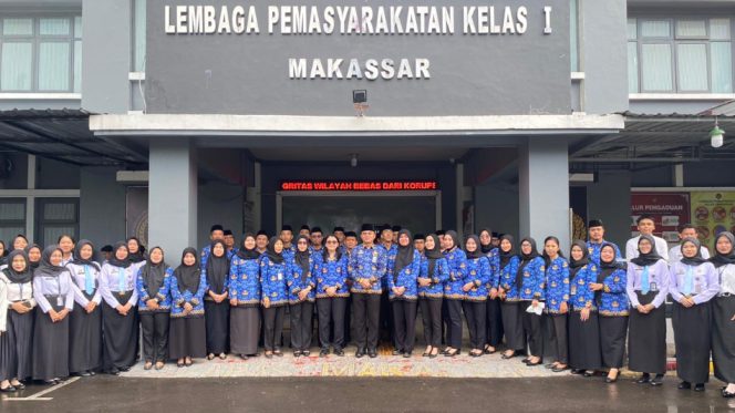 					Karyawati Pimpin Apel Pagi, Lapas Makassar Peringati Hari Ibu ke-97