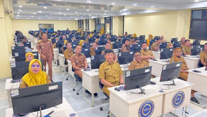 					ASN Pemkab Bone Ikuti Uji Kompetensi. (Foto: Istimewa)