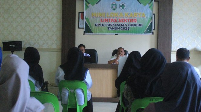 					Puskesmas Lumpue Parepare Gelar Pertemuan Lintas Sektor, Paparkan Capaian SPM Capai 90 Persen