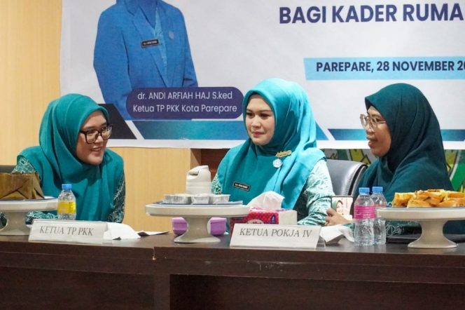 					Ketua TP PKK Parepare Buka Pelatihan Penjamah Makanan untuk 66 Kader Rumah Gizi