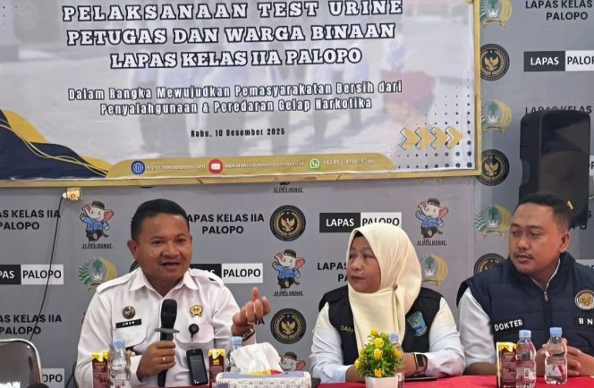 					Lapas Palopo Gelar Tes Urine Massal, Tegaskan Komitmen Perang Melawan Narkotika