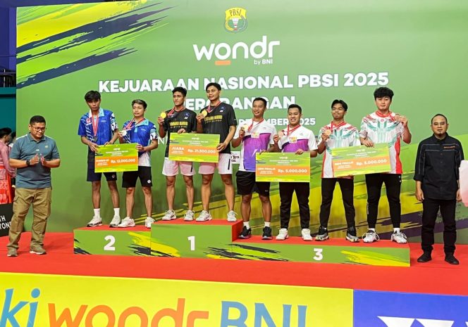 					Ganda Putra Sulsel Juara di Kejuaraan Nasional (Kejurnas) Bulutangkis Divisi II di Malang (dok)