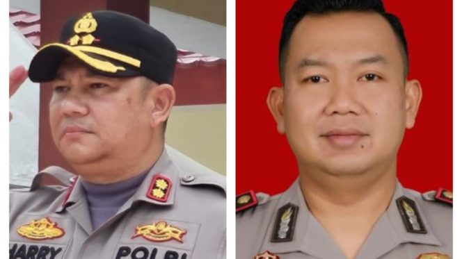 					AKBP Harry Azhar dan AKBP Jamal Fathur Rakhman. (Foto: Kolase Berita.News)