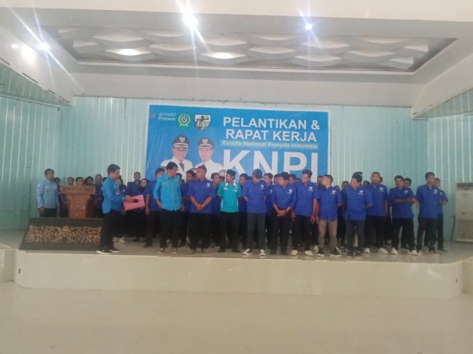 					Pelantikan pengurus DPD II KNPI Kabupaten Bima. (DOK IST)