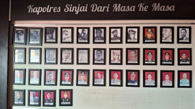 					Kapolres Sinjai Dari Masa ke Masa. (Foto: Berita.News/ Syarif)