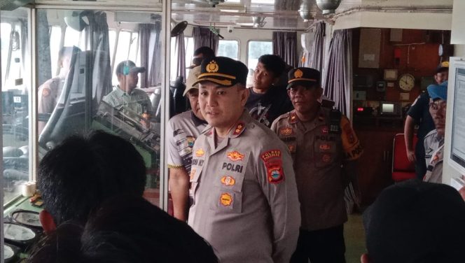					Kapolres Parepare Tinjau Langsung Kondisi Pelabuhan Nusantara. (Foto: Ist)
